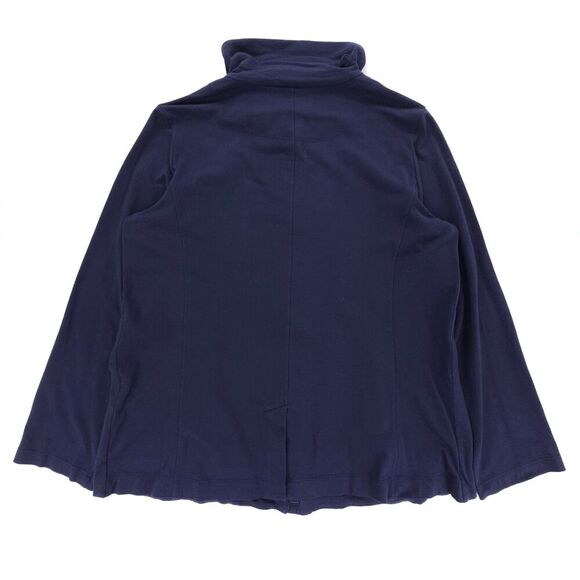 EILEEN FISHER Organic Cotton Jersey Knit Utility Jacket Athleisure Quiet Luxury - Picture 6 of 7